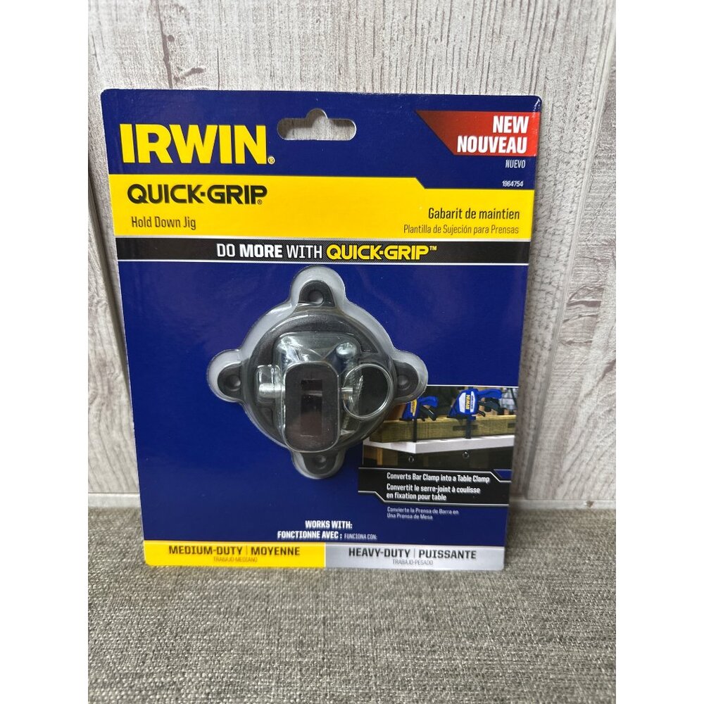 IRWIN 1964754 Quick-Grip Hold Down Jig for Medium & Heavy-Duty Clamp